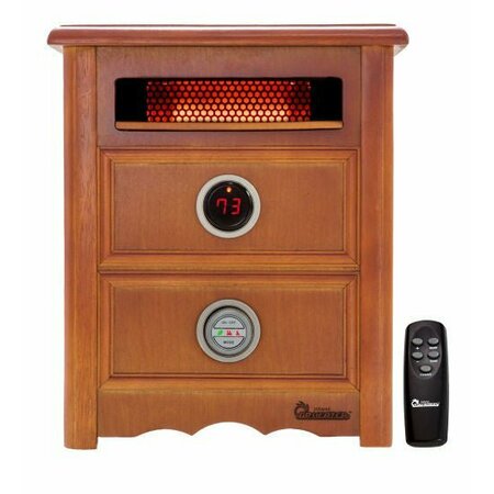 DR INFRARED HEATER Portable Infrared Space Heater with Nightstand Design, Furniture-Grade Cabinet, 1500W DR-999